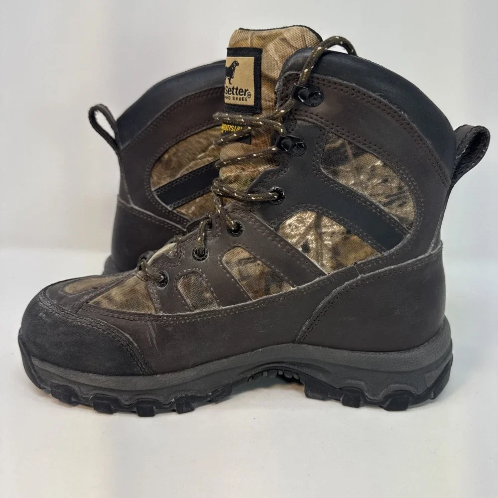 Irish Setter Youth 6 UltraDry Waterproof Thinsulate Leather Camo Hunting